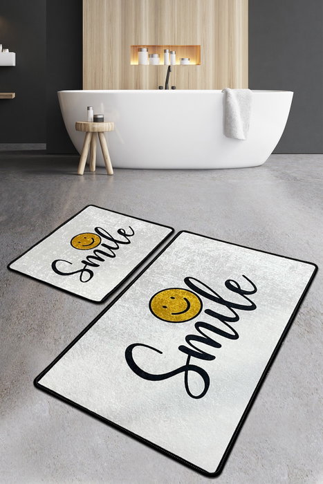 Mijölnir Smile Djt Juego de Alfombras de Baño Multicolor Mijölnir Smile Djt Juego de Alfombras de Baño Multicolor